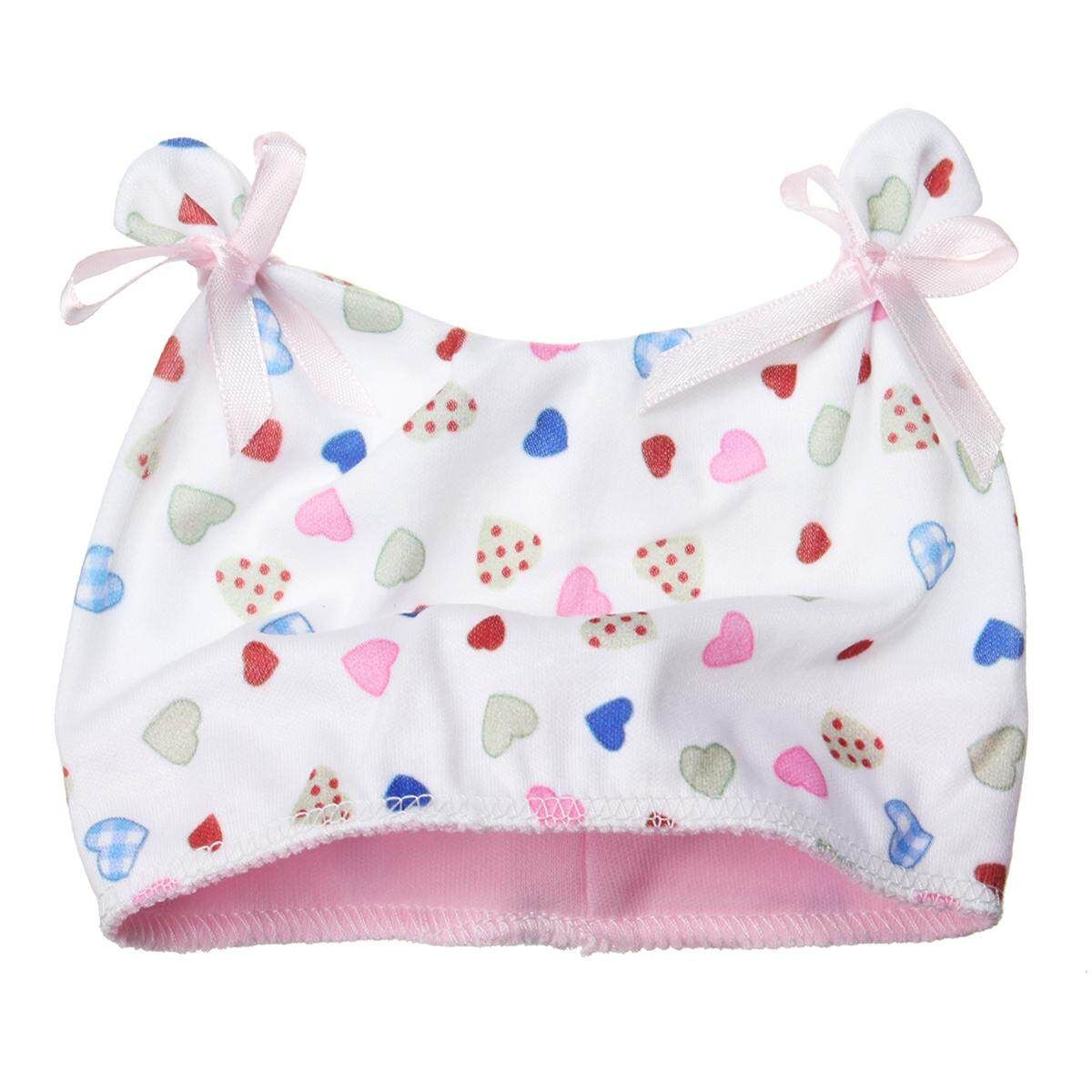17'' Handmade Cotton Reborn Newborn Baby Girl Doll Clothes + Cap