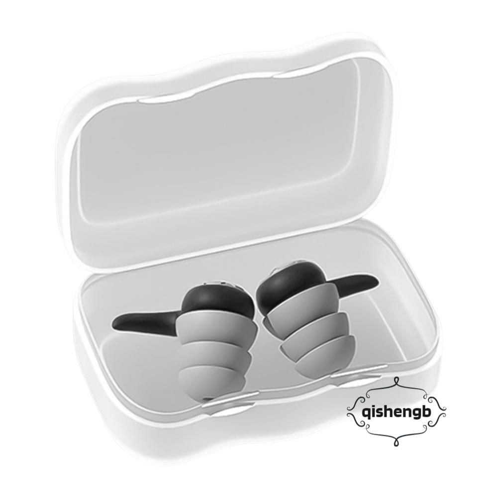 Large Size Sound-Proof Silicone Earplugs Reusable Soft
