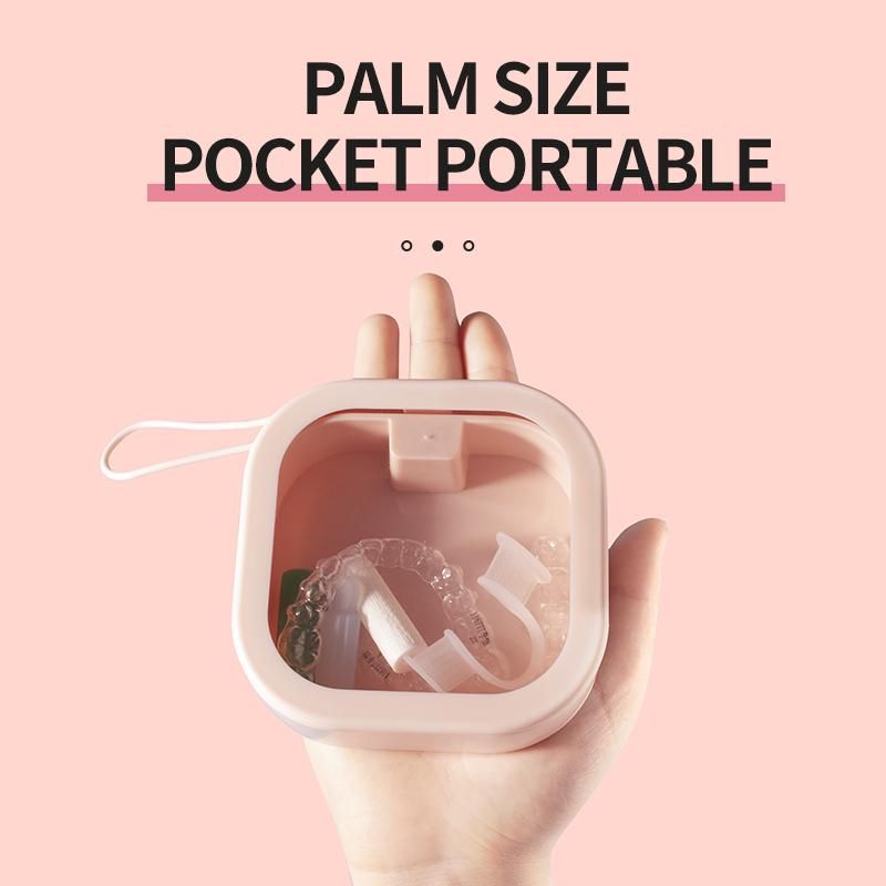 Y-kelin Dental Storage Box Fake Teeth Office Organization Retainer Case Drop Shipping Cosmetic Health Environmental Friendly