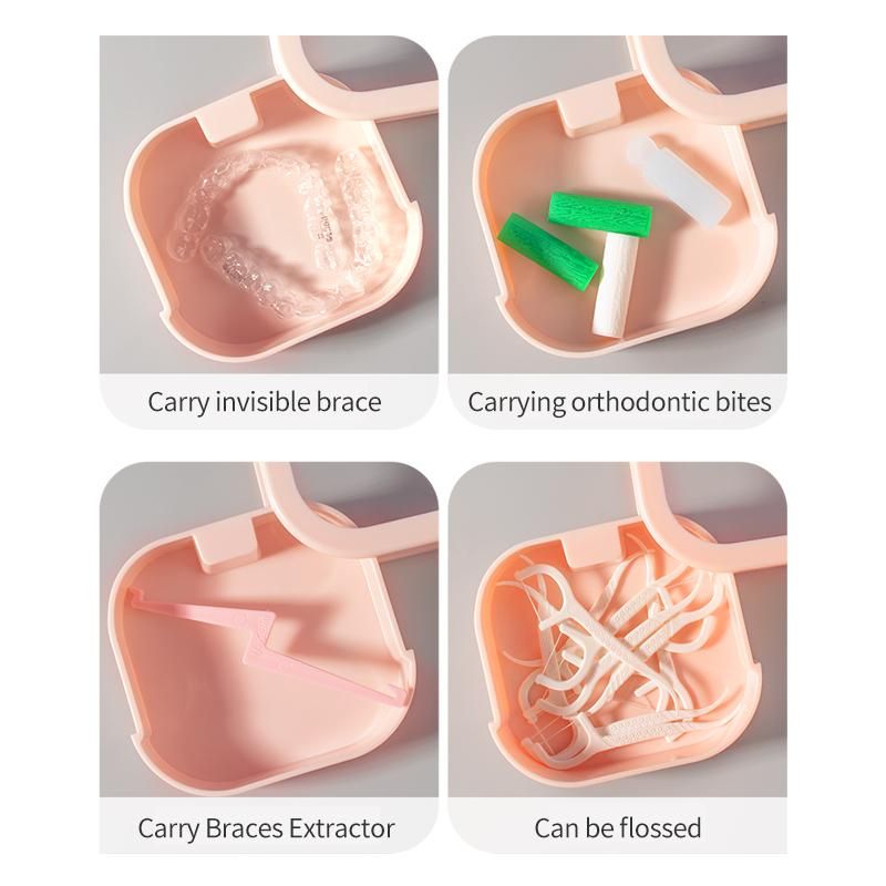 Y-kelin Dental Storage Box Fake Teeth Office Organization Retainer Case Drop Shipping Cosmetic Health Environmental Friendly
