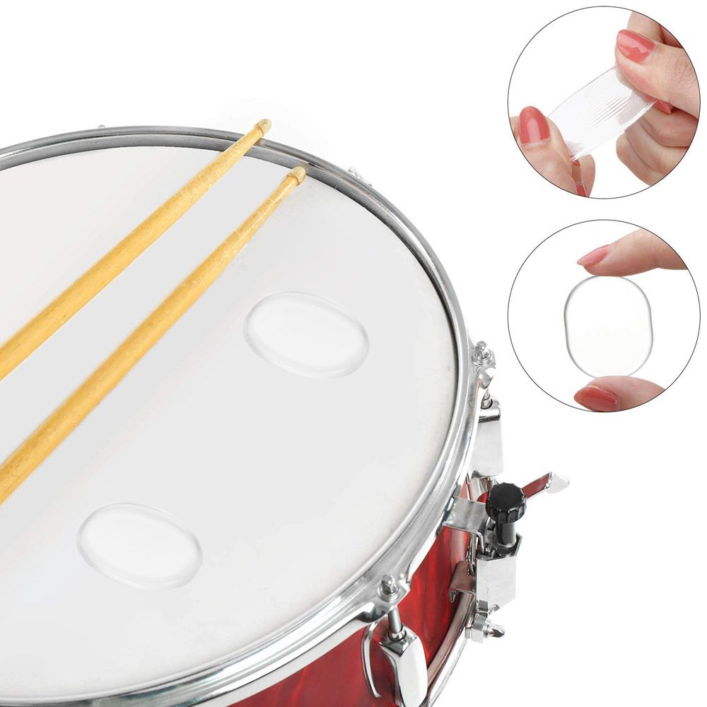 20pcs Drum Mute Pads Set Dampeners Silencer For Percussion