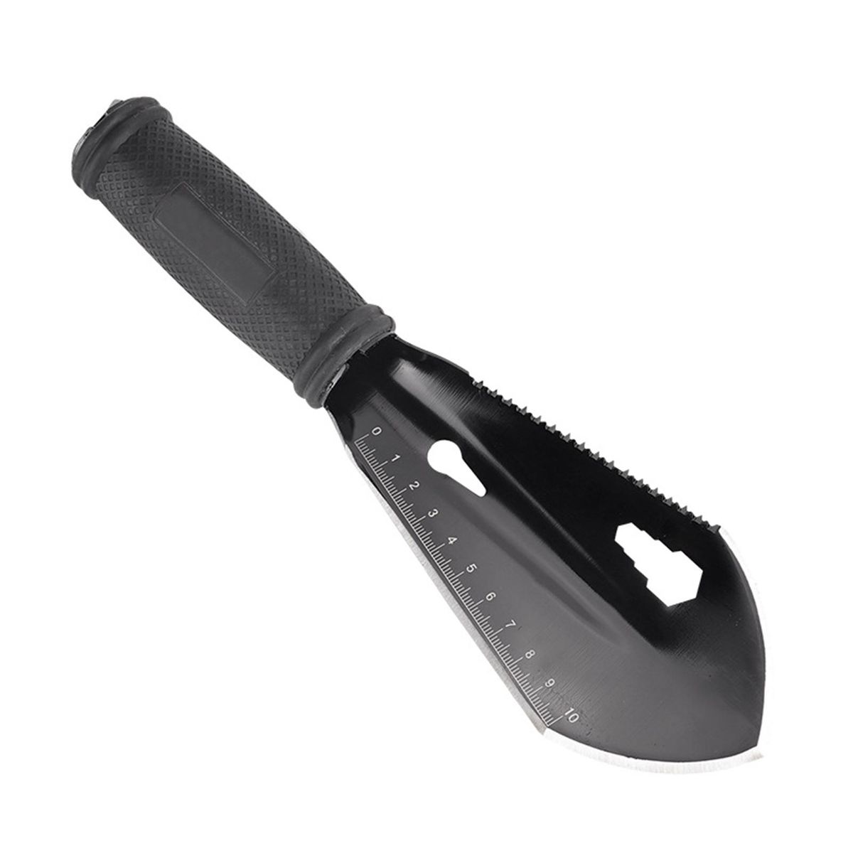 Heat Treated Digging Shovel Versagrip Mini Garden Shovel Portable Black