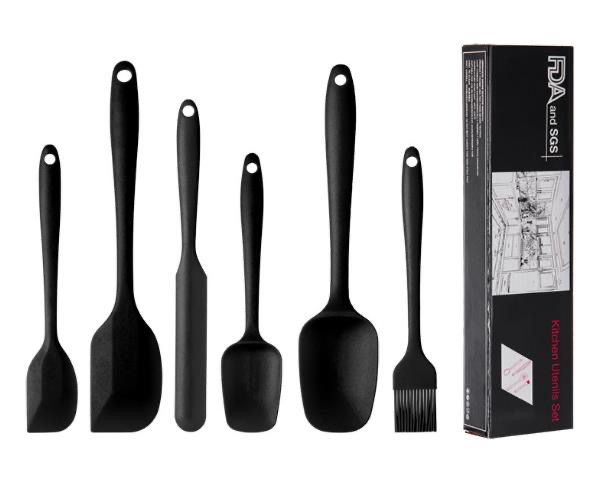 6 PCS Silicone Kitchen Utensil Set Cooking Tools