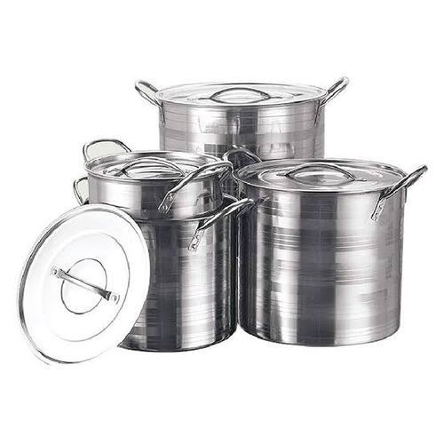 Stainless Steel Skirt Pot- Set 4