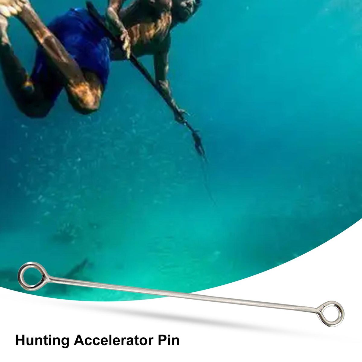 Diving Fishing Speed Wear Resistant Underwater Seawater Hunting Acceleration Silver