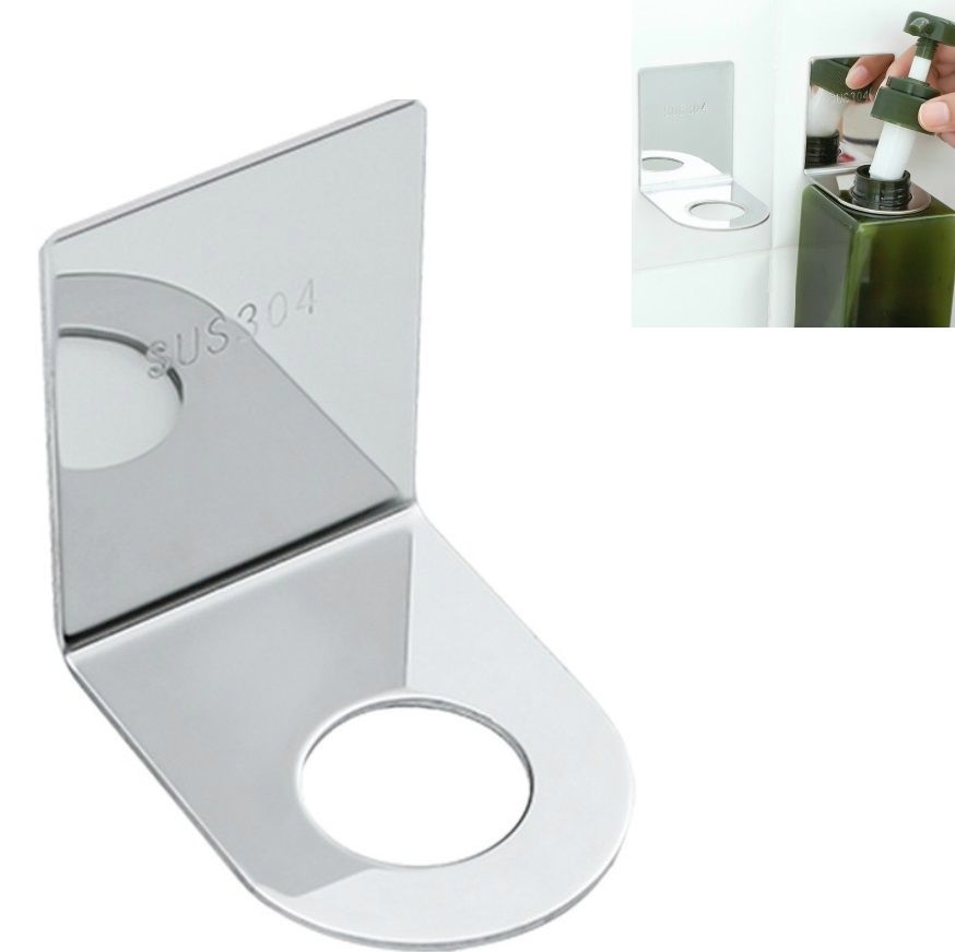 3 PCS Bathroom Free Perforated Wall Hanging Rack, Size:S