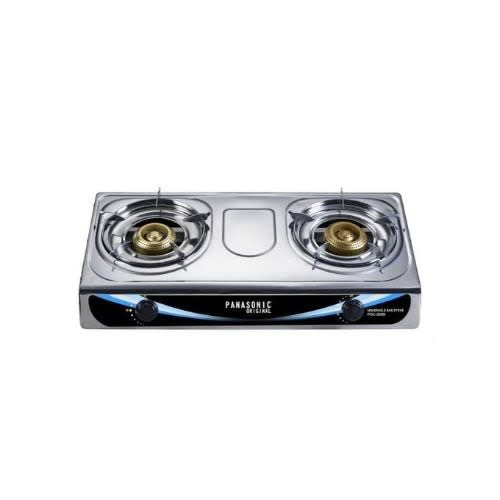 Double Burner Stainless Gas Cooker