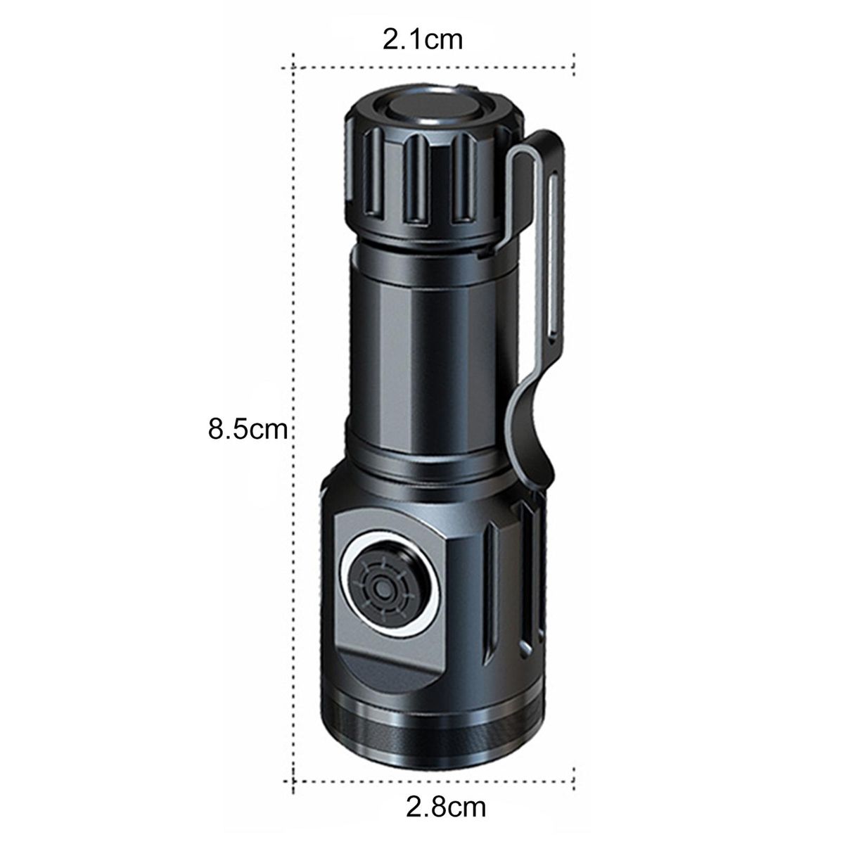 Pocket Torchlight Mini Camping Torch LED Flashlight White