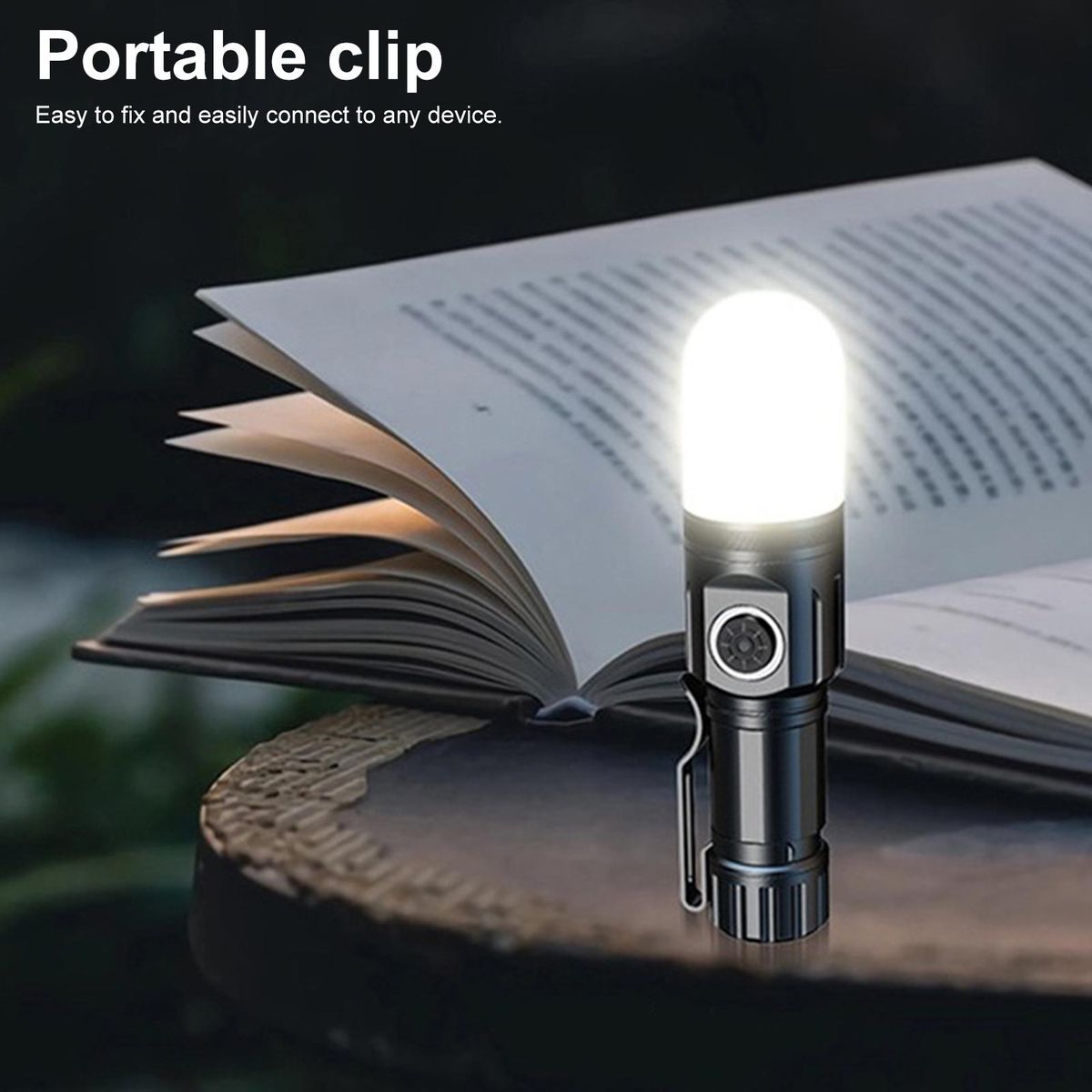 Pocket Torchlight Mini Camping Torch LED Flashlight White