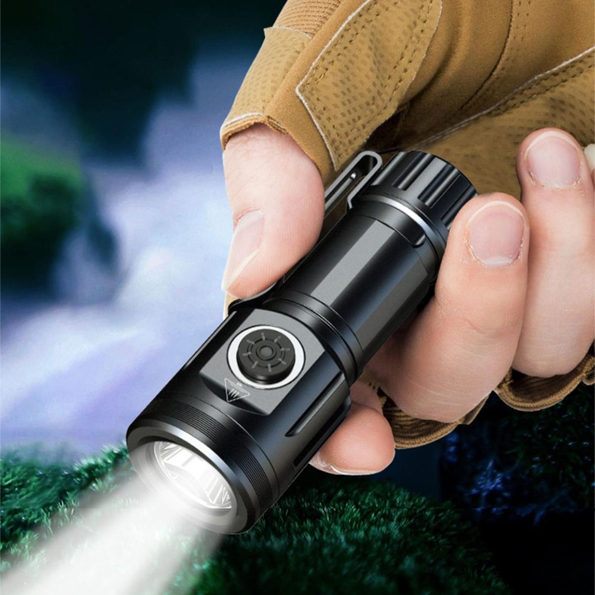 Pocket Torchlight Mini Camping Torch LED Flashlight White