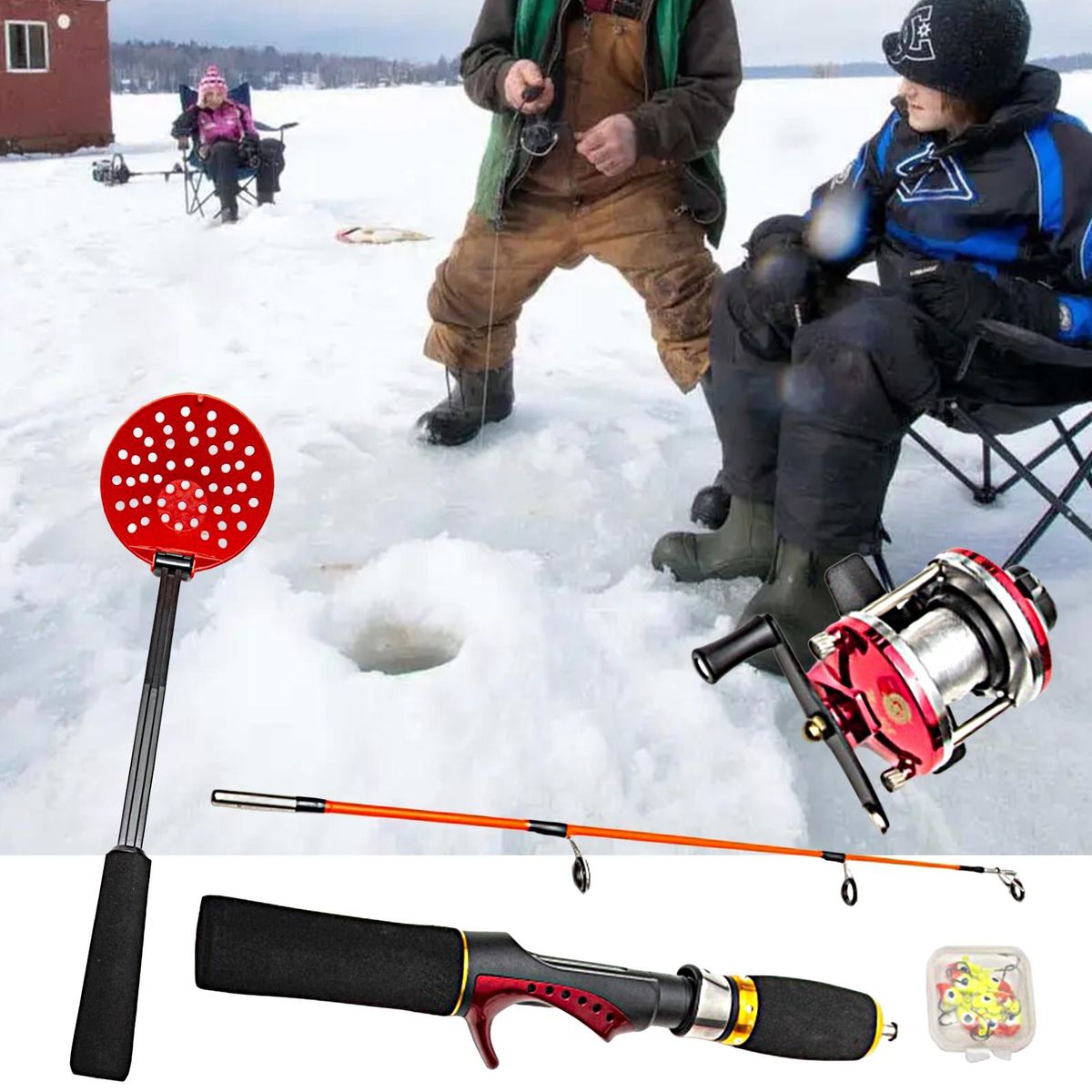 1 Set Ice Fishing Combination Kit Multifunctional Ice Fishing Combination Kit