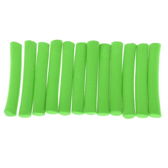 12PCS Carp  Foam Stick Cylinder Float Making Fly Tying Green