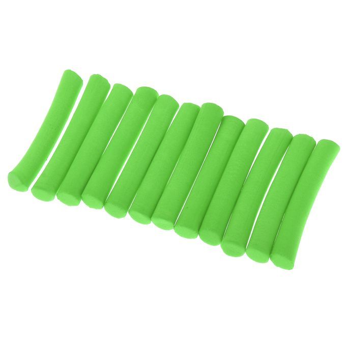 12PCS Carp  Foam Stick Cylinder Float Making Fly Tying Green