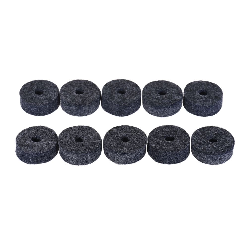 10pcs Cymbal Felts Crash Cymbal Clutch Felt Drum Set Cymbal