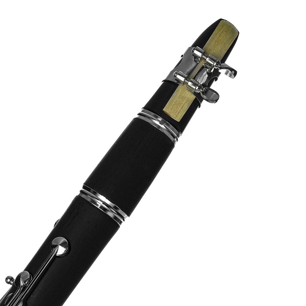 Bb B Flat Clarinet Clarionet Bakelite With Case Reeds Rubber