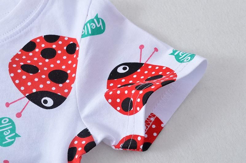 European And American Cartoon Children's Clothing Girls' Dress Spring And Summer New Print