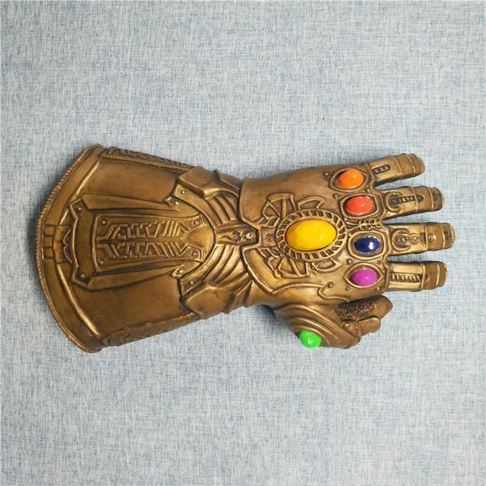 Light Thanos Infinity Gauntlet  Osplay     PV  A Tion Figure Model-gold-Constantly Bright