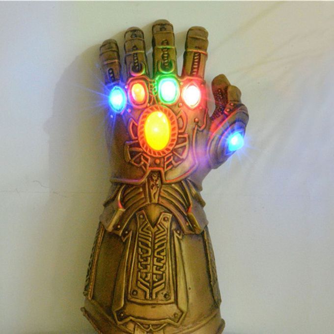 Light Thanos Infinity Gauntlet  Osplay     PV  A Tion Figure Model-gold-Constantly Bright