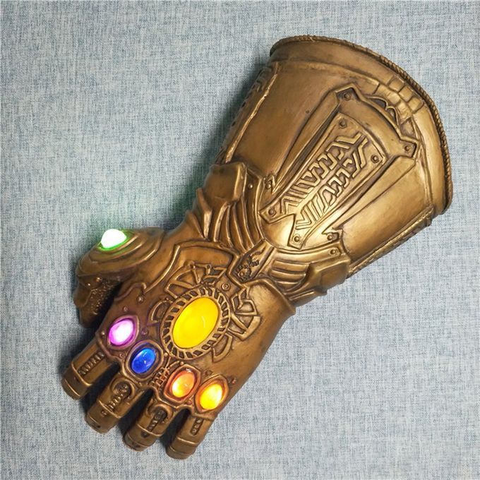 Light Thanos Infinity Gauntlet  Osplay     PV  A Tion Figure Model-gold-Constantly Bright