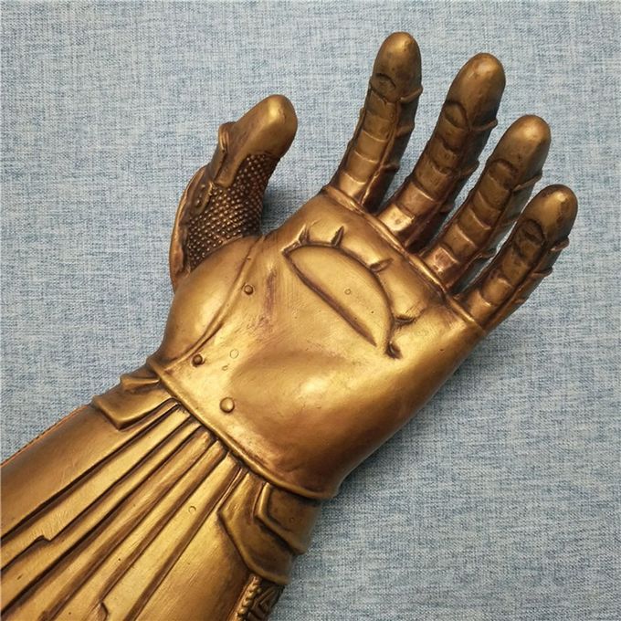 Light Thanos Infinity Gauntlet  Osplay     PV  A Tion Figure Model-gold-Constantly Bright