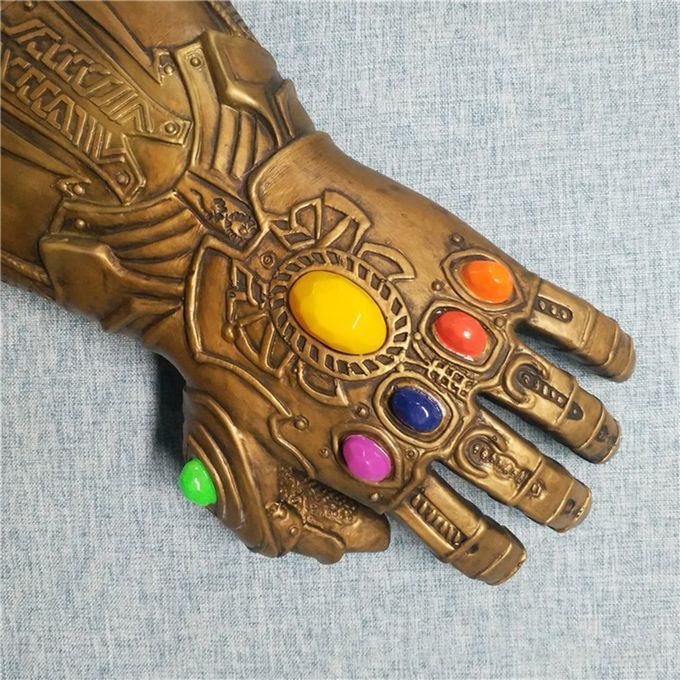 Light Thanos Infinity Gauntlet  Osplay     PV  A Tion Figure Model-gold-Constantly Bright