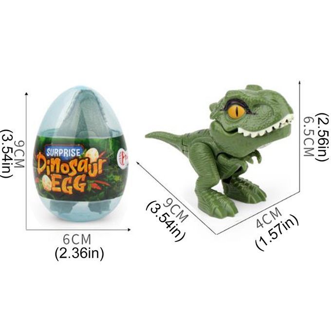 Finger Dinosaur Anime A Tion Figures Toys Funny Dino Eggs Tri Ky Model Toy-green-9*4*6.5cm
