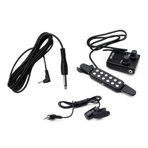 QH-6B 12-hole Magnetic Sound Hole Guitar Pickup Transducer