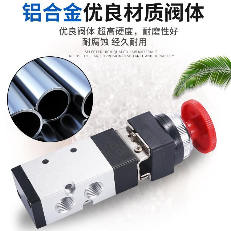 Cylinder Switch Manual Button Mechanical Valve Mv322 Pneumatic Valve Mv522 EB R Pb Ppl Pp TB