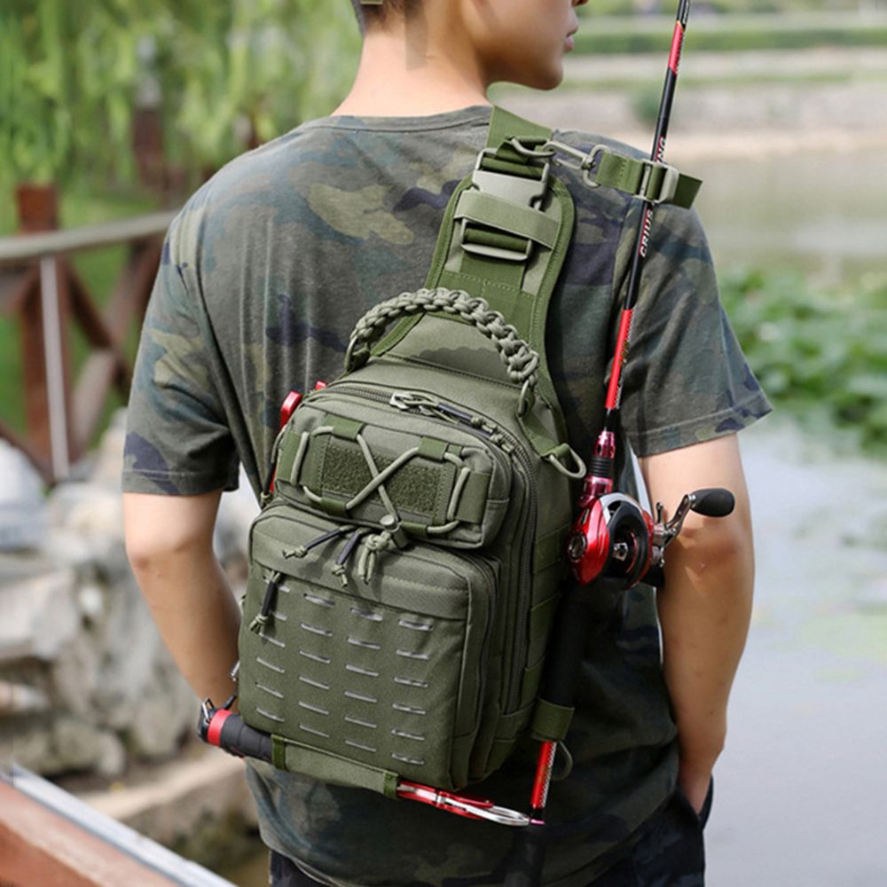 Fishing Sling Bag Fishing Tackle Storage Bag Tool Bag For