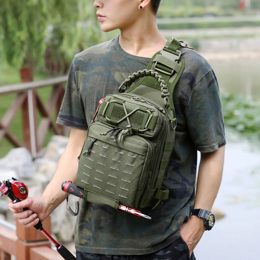 Fishing Sling Bag Fishing Tackle Storage Bag Tool Bag For