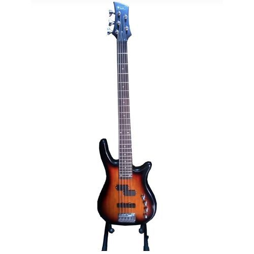 5 Strings Base Guitar With Stand, Belt And Bag
