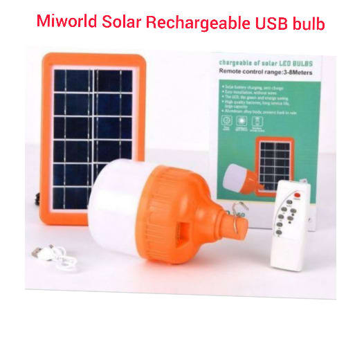 Solar Rechargeable Usb Bulb