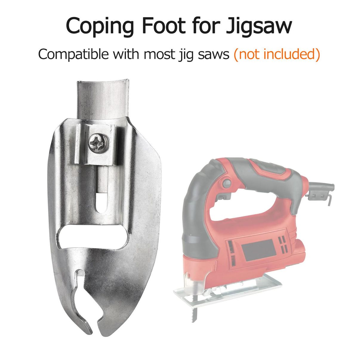 Coping Foot for Jigsaw Coping Tool Compatible with Most Jig Saws Woodworking Tools for Home DIY Craft