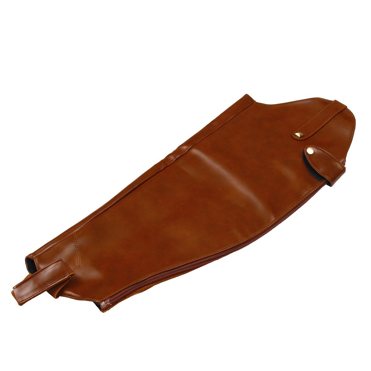 1 Pair Leather Gaiters Men Fashion Steampunk Vintage Riding Shoes Cosplay Brown