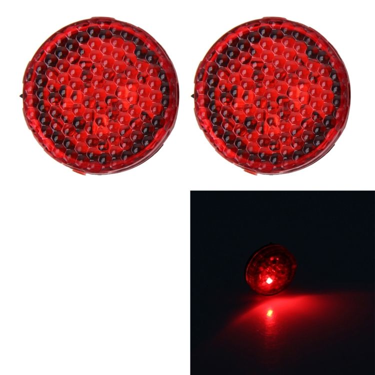 2 PCS Car Door Anti-collision Warning Strobe Light