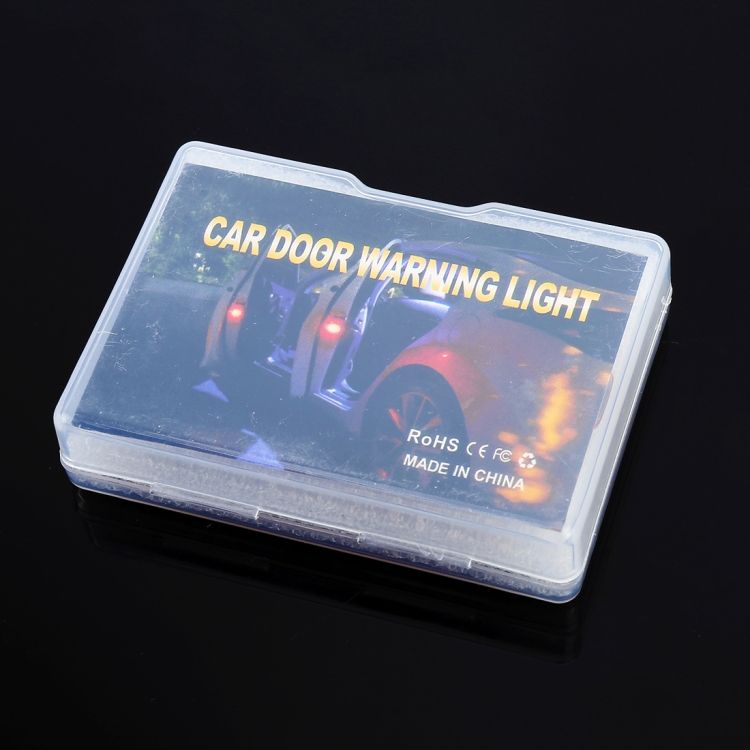 2 PCS Car Door Anti-collision Warning Strobe Light