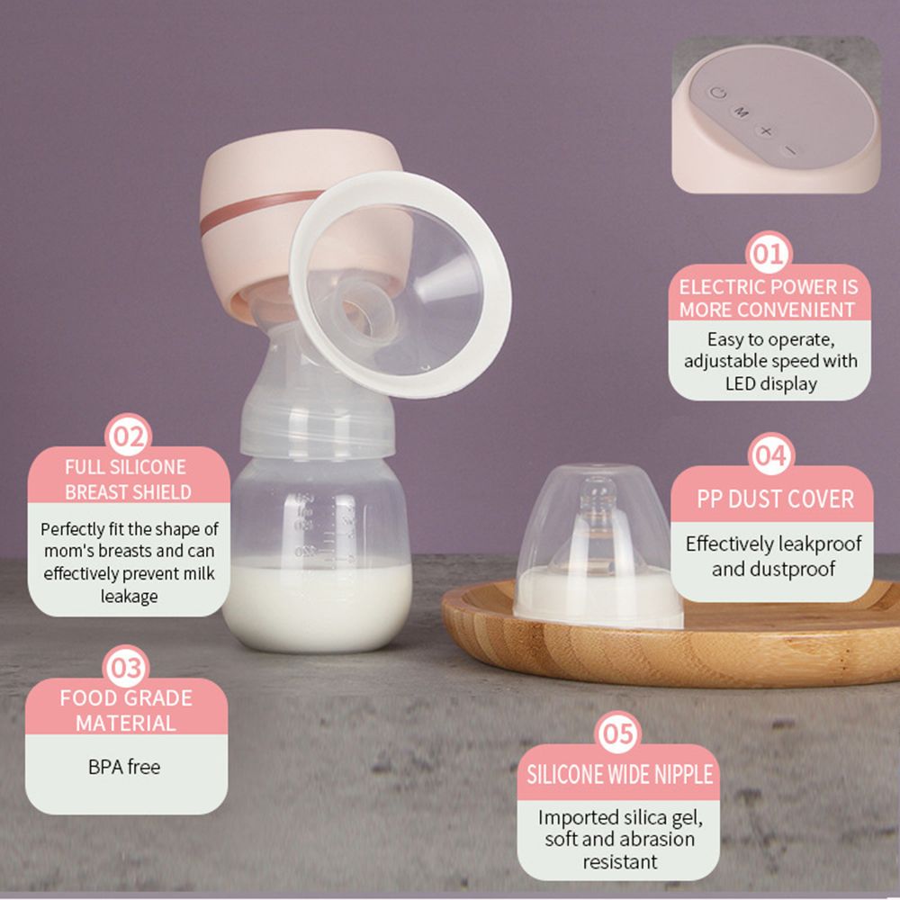 Portable Integrated Breast Pump With Led Screen Electric