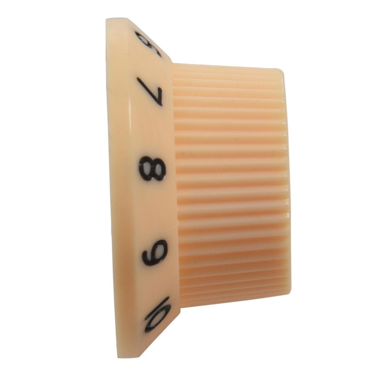 New Cream Dark Blue Font 1 Volume& 2 Tone Guitar Control Knobs For Fender Strat