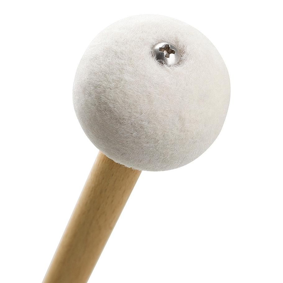 2 Pieces Double Head Drum Cymbal Gong Mallet Soft Hammer Sticks Mallets Rods Felt Hammer 385mm