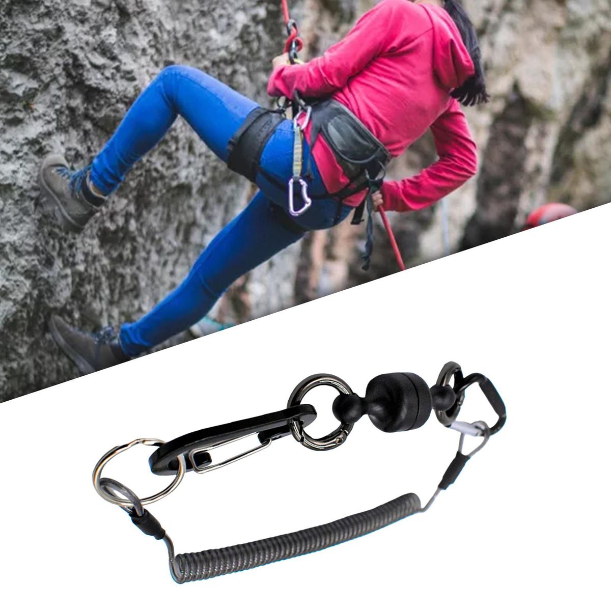 Fly  Release Holder Coil Lanyard