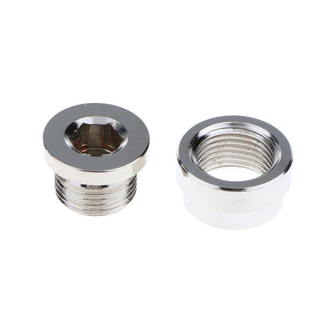 O2 Oxygen Sensor Step Style Bung Port Nut Fitting With Plug M18X1.5