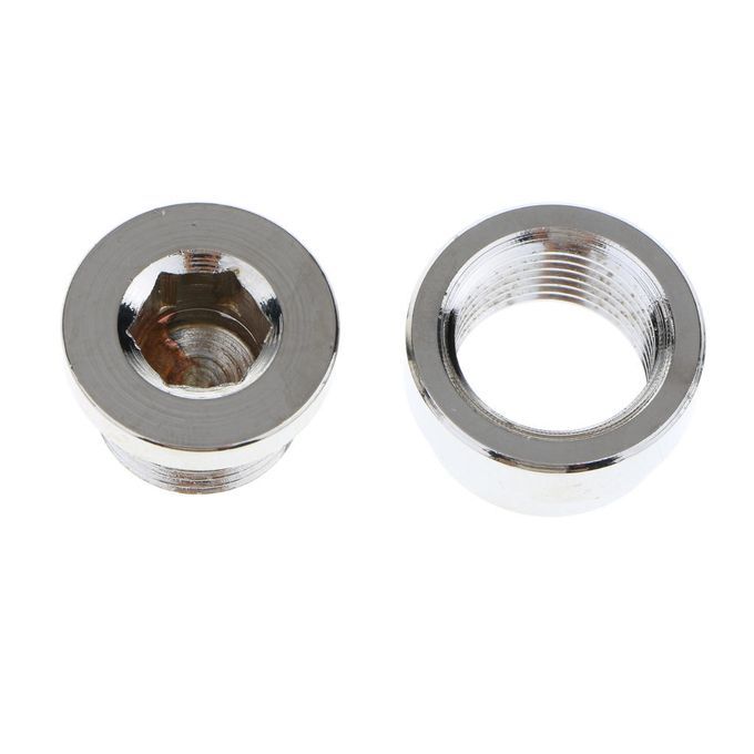 O2 Oxygen Sensor Step Style Bung Port Nut Fitting With Plug M18X1.5