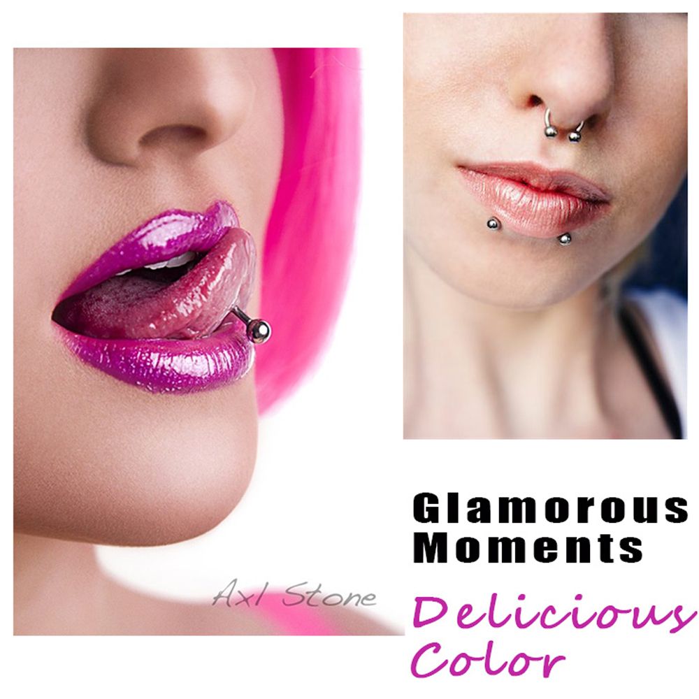 20pcs Body Piercing Jewelry Kit Nose Tragus Belly Tongue