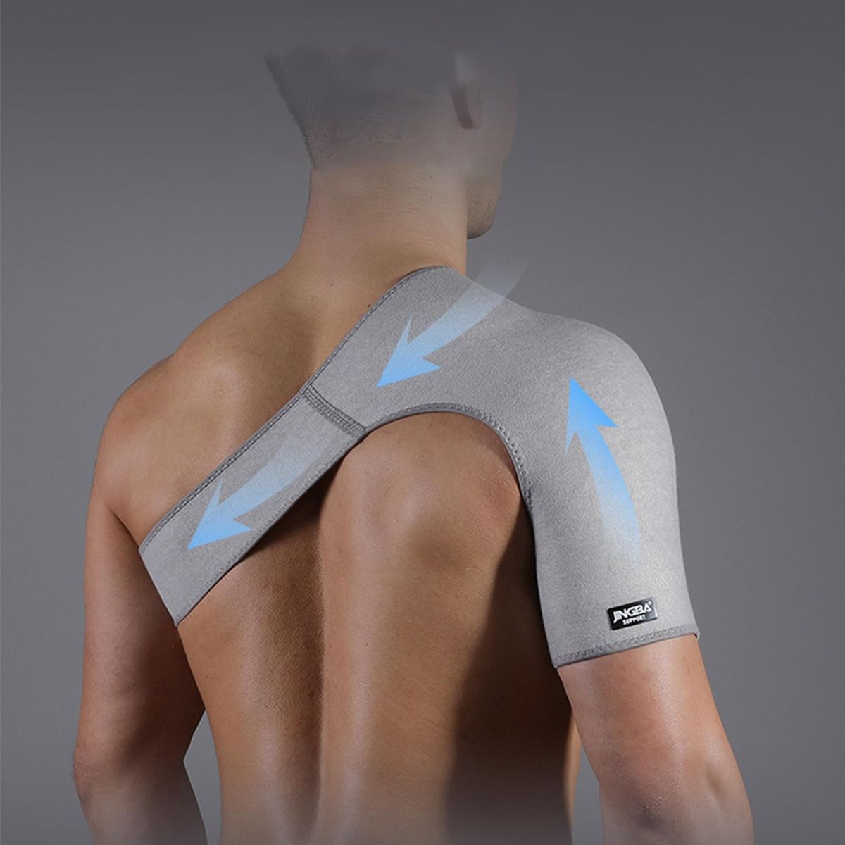 Shoulder Belt Wrap Men Women Orthopedic Care Shoulder Grey