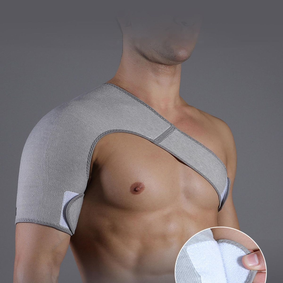 Shoulder Support Adjustable Shoulder Support Grey