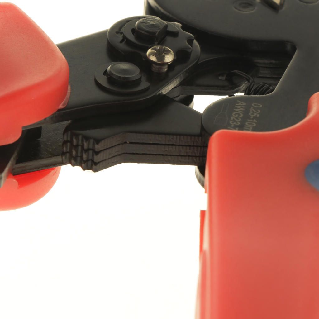 Ratcheting Wire Terminal Crimper For Wire Ends Ferrules B