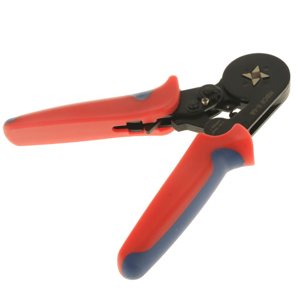 Ratcheting Wire Terminal Crimper For Wire Ends Ferrules B
