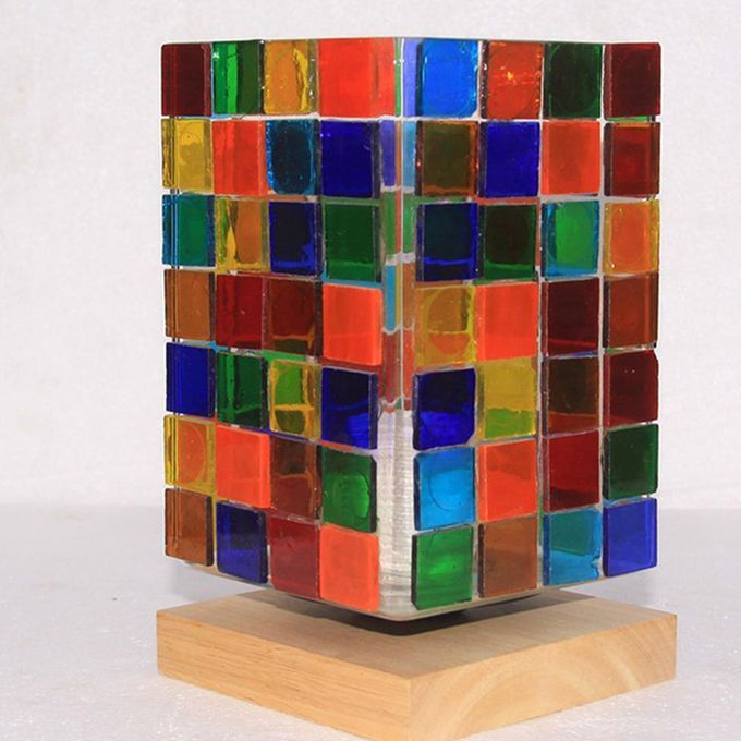 250pcs Vitreous Glass Mosaic Tiles Pieces For DIY Craft Lake Blue