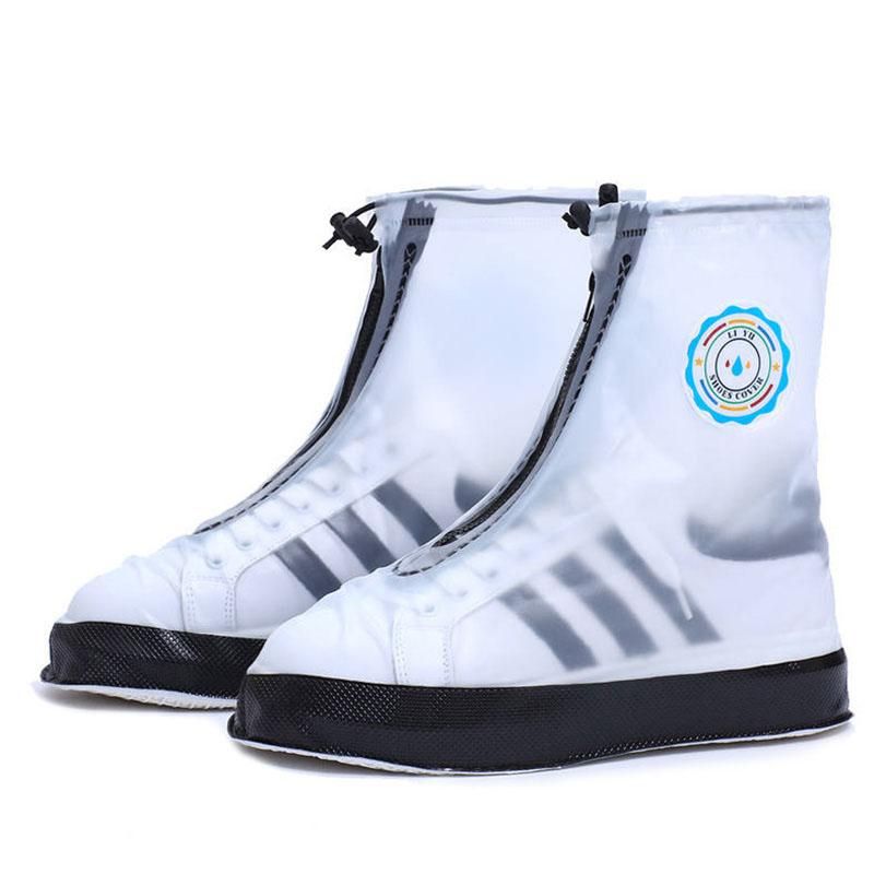 Drop shipping galoshes men rubber shoes waterproof shoe covers reusable water boots for woman for rain accessories for shoes