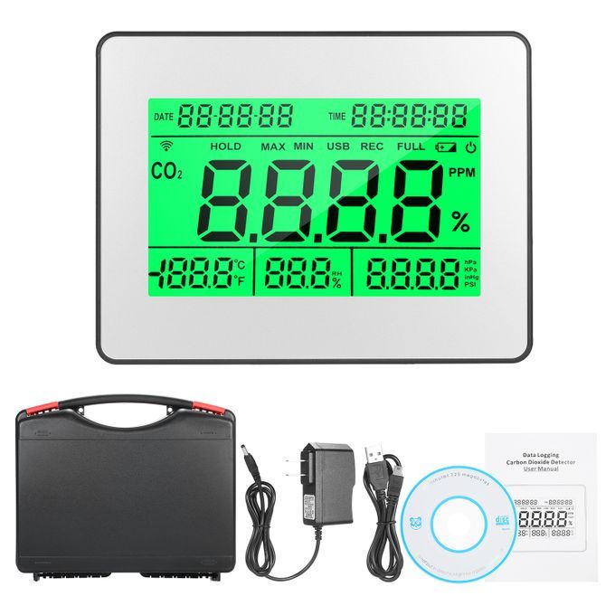Data Logging Carbon Dioxide Detector Air Quality Monitor